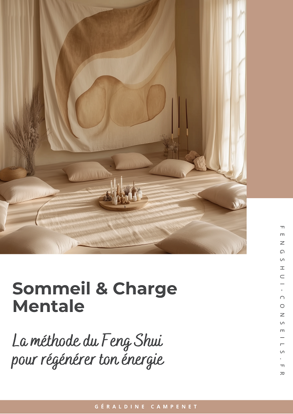 Couverture du guide PDF Sommeil et Charge Mentale par Géraldine Campenet - Feng Shui